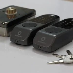 Khóa AB-17A khóa cửa cổng 2 chiều với 4 tính năng