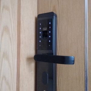 Khoá HomeKit AB-07B khóa vân tay chuyên lắp cho cửa gỗ 4 tính năng