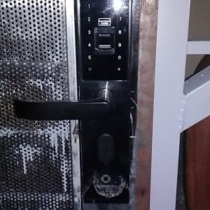 Khoá HomeKit AB-07B khóa vân tay chuyên lắp cho cửa gỗ 4 tính năng