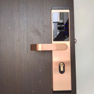 Khoá HomeKit AB-07B khóa vân tay chuyên lắp cho cửa gỗ 4 tính năng