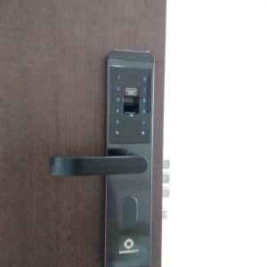 Khoá HomeKit AB-07B khóa vân tay chuyên lắp cho cửa gỗ 4 tính năng