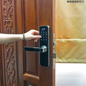 Khoá HomeKit AB-14C khóa vân tay điều khiển qua app điện thoại 5 tính năng