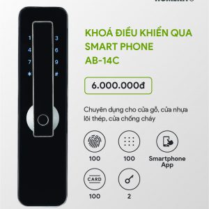 Khoá HomeKit AB-14C 5 tính năng, có liên kết với app điện thoại
