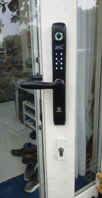 Khoá AB-04C lắp ở nhà chị Nga tại chung cư Park Riverside