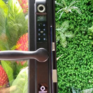 Khóa HomeKit AB-04C khóa vân tay chống nước chuyên dành cho cửa đố hẹp với 4 tính năng