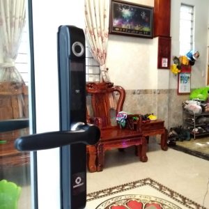 Khóa HomeKit AB-04C khóa vân tay chống nước chuyên dành cho cửa đố hẹp với 4 tính năng