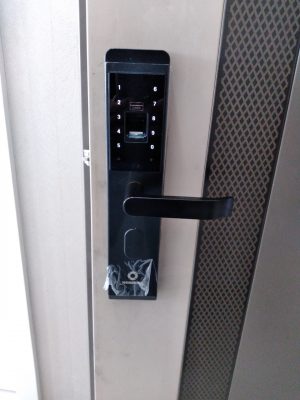 Khoá HomeKit AB-07B khóa vân tay chuyên lắp cho cửa gỗ 4 tính năng