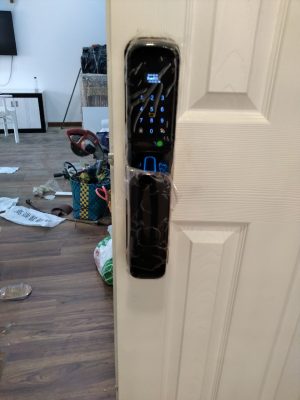 Khoá HomeKit AB-14 khóa vân tay điều khiển qua app điện thoại 5 tính năng