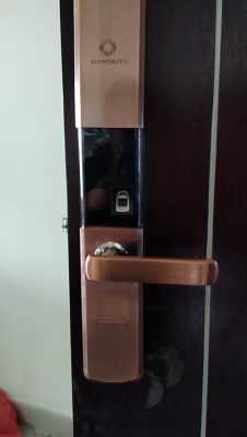 Khoá HomeKit AB-07 khóa vân tay chuyên lắp cho cửa gỗ 4 tính năng