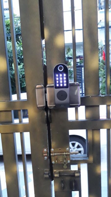 Khóa AB-17A khóa cửa cổng 2 chiều với 4 tính năng