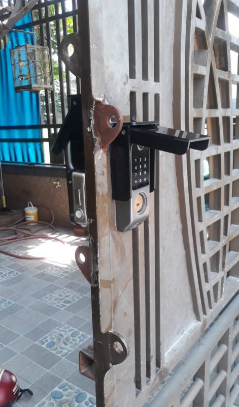 Khóa AB-17A khóa cửa cổng 2 chiều với 4 tính năng