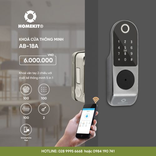 Khoá vân tay cho cửa cổng AB-18A