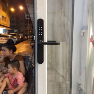 Khóa HomeKit AB-19E khóa vân tay 2 chiều chuyên lắp cho cửa đố hẹp với 5 tính năng