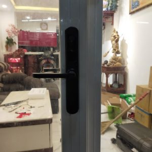 Khóa HomeKit AB-19E khóa vân tay 2 chiều chuyên lắp cho cửa đố hẹp với 5 tính năng