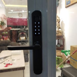 Khóa HomeKit AB-19E khóa vân tay 2 chiều chuyên lắp cho cửa đố hẹp với 5 tính năng