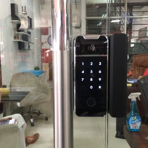 Khoá vân tay cửa kính AB-11C