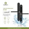 Khóa vân tay dành cho cửa đố hẹp 4 tính năng AB-04E