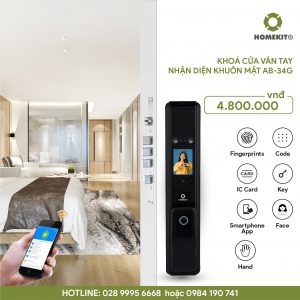 khóa cửa nhận diện khuôn mặt