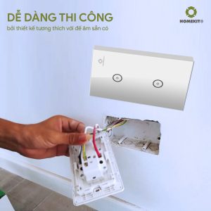 Lắp công tắc cảm ứng điều khiển từ xa