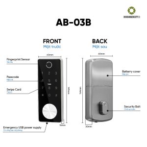 Chức năng khóa cửa điều khiển từ xa AB-03B
