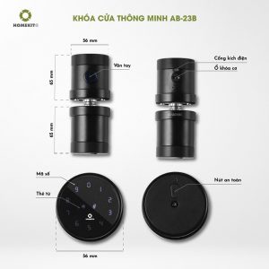 khóa vân tay cửa gỗ AB-23B