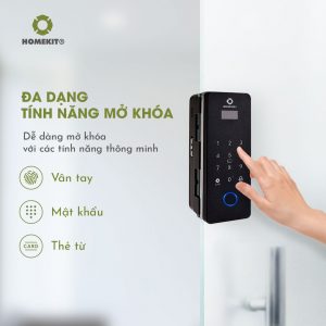 hệ thống mở cửa bằng vân tay​