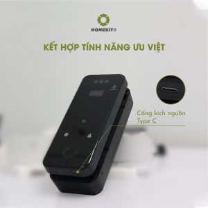 Khóa cửa kính cường lực nhận diện khuôn mặt AB-22D