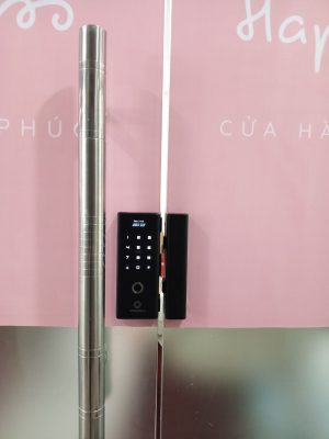 Hình ảnh lắp đặt mặt trước khóa AB – 11F tại văn phòng đường B2, phường An Lợi Đông, quận 2, TPHCM