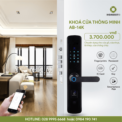 khóa cửa vân tay chung cư