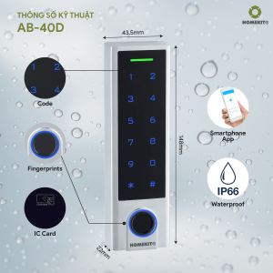 Khoá cửa cuốn - Access Control AB-40D