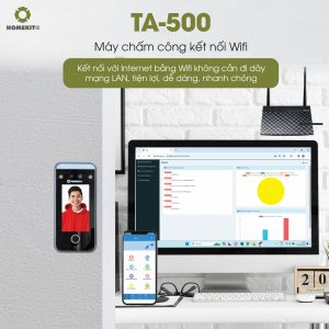 Máy chấm công kết nối Wifi TA500