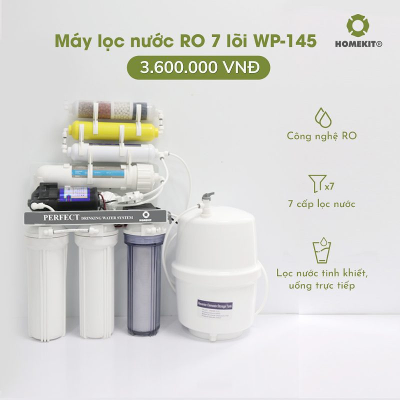 Máy lọc nước RO 7 lõi WP-145