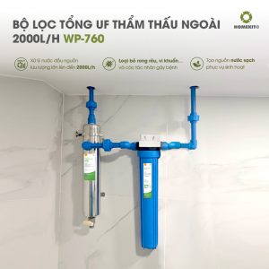 Bộ lọc tổng UF công suất 2000lh cho chung cư WP-760