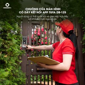 Chuông cửa camera có dây kết nối app Tuya Smart DB-125