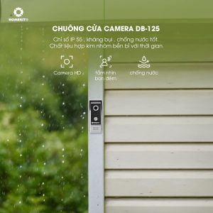 Chuông cửa camera có dây kết nối app Tuya Smart DB-125