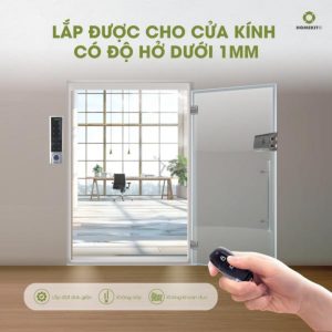 Khóa vân tay cửa kính cường lực AB-45D