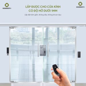 Khóa vân tay cửa kính cường lực hai chiều AB-45H