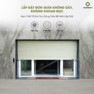 Khoá vân tay không dây dành cho cửa cuốn AB-45K