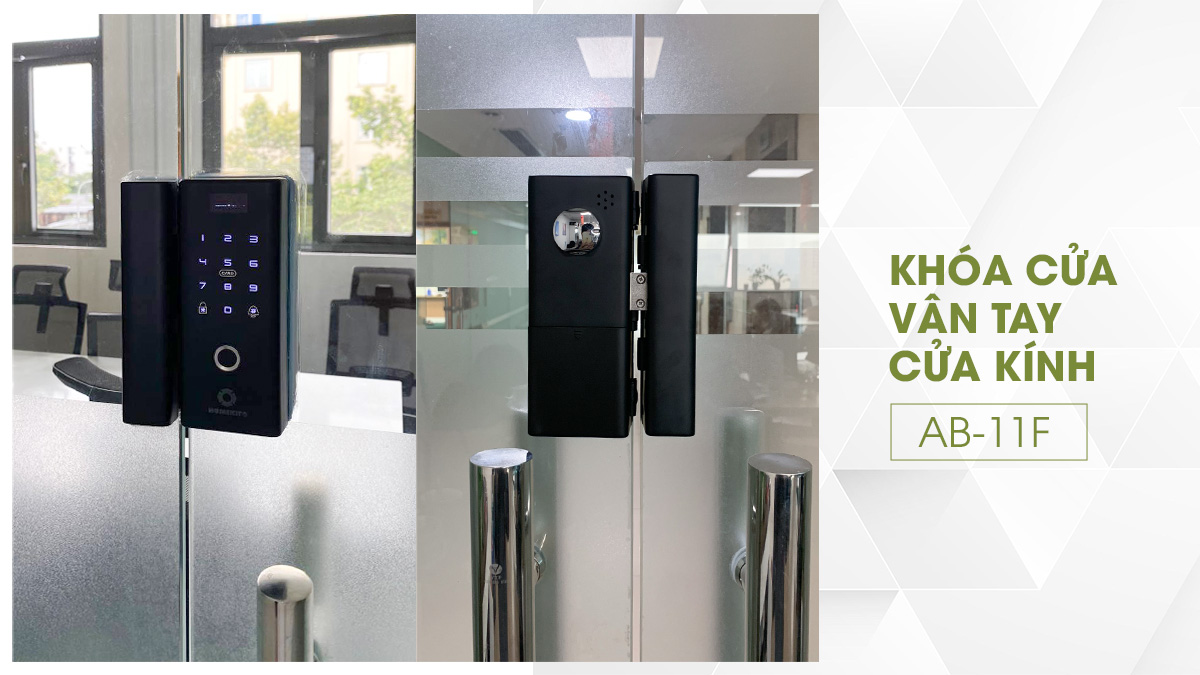 Khóa vân tay cửa kính