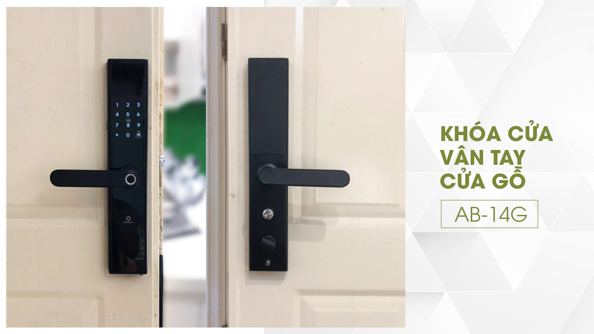 Khóa vân tay cửa gỗ