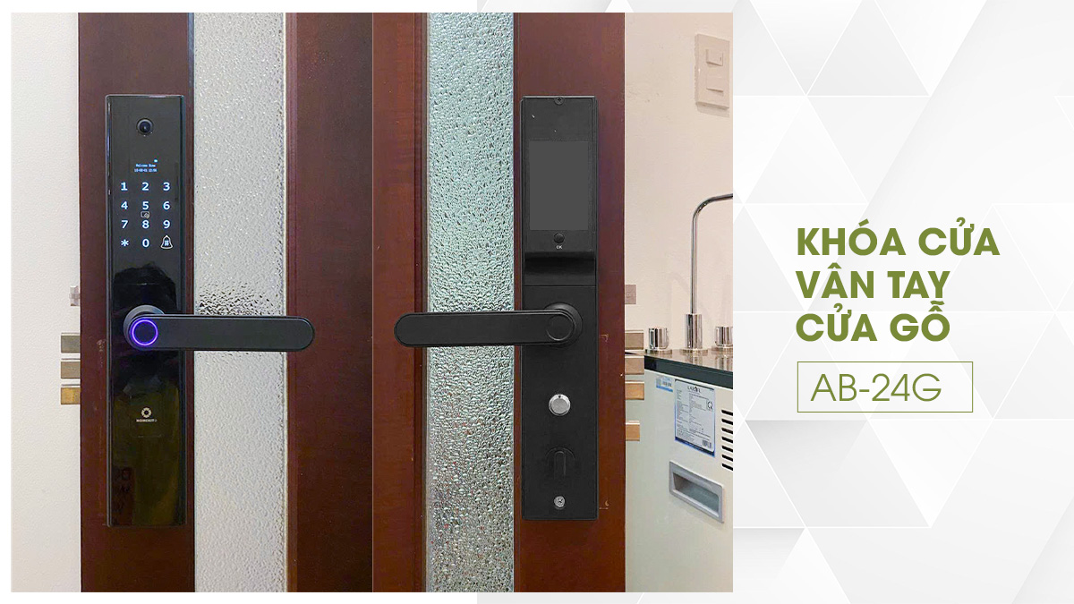 Khóa vân tay cửa gỗ