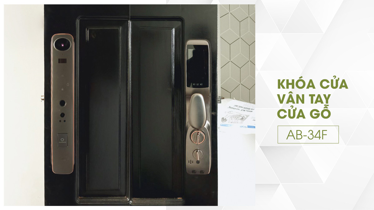 Khóa vân tay cửa gỗ