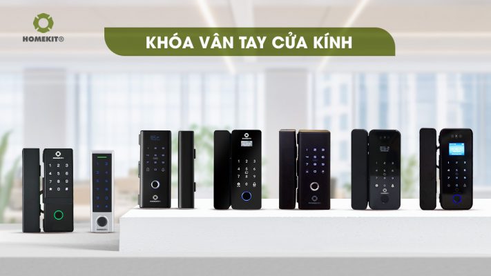 Khóa vân tay cửa kính