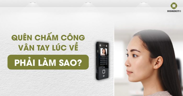 quên chấm công vân tay lúc về