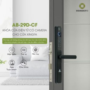 Khoá cửa điện tử có camera cho cửa xingfa AB-29D-CF