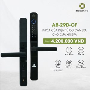 Khoá cửa điện tử có camera cho cửa xingfa AB-29D-CF