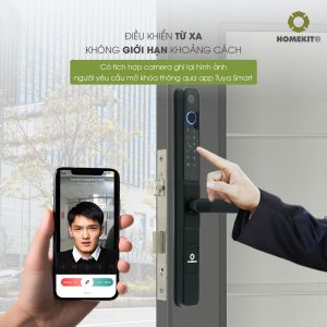 Khoá cửa điện tử có camera cho cửa xingfa AB-29D-CF