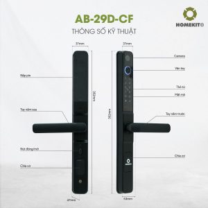 Khoá cửa điện tử có camera cho cửa xingfa AB-29D-CF
