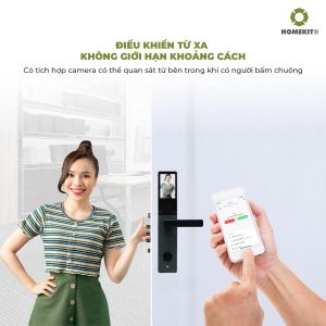 Khóa cửa thông minh face ID cho cửa gỗ AB-24D