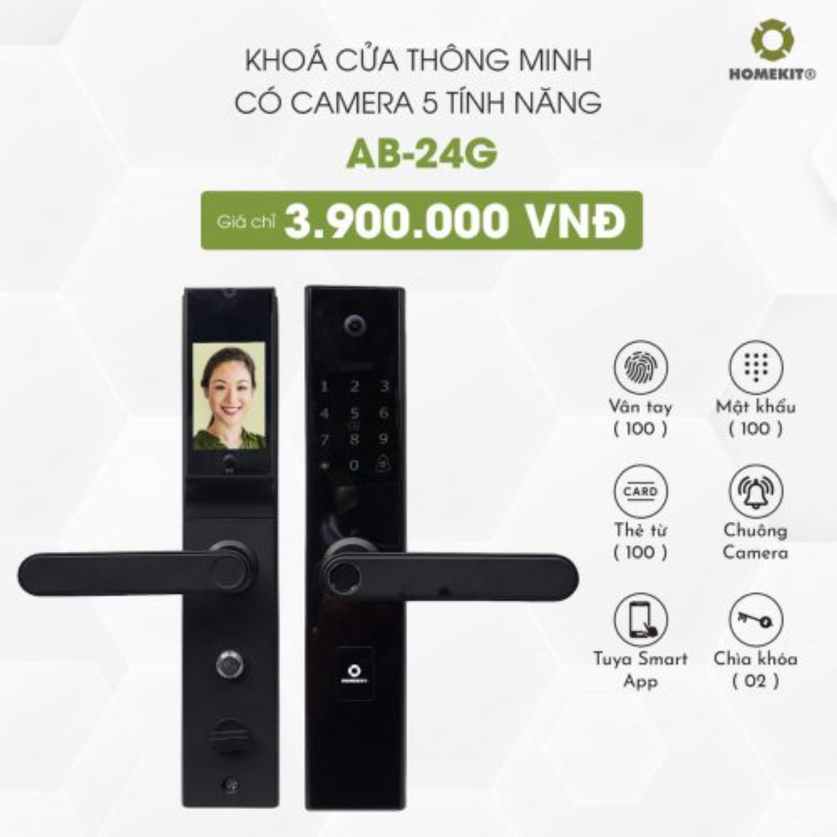 hệ thống mở cửa bằng vân tay​